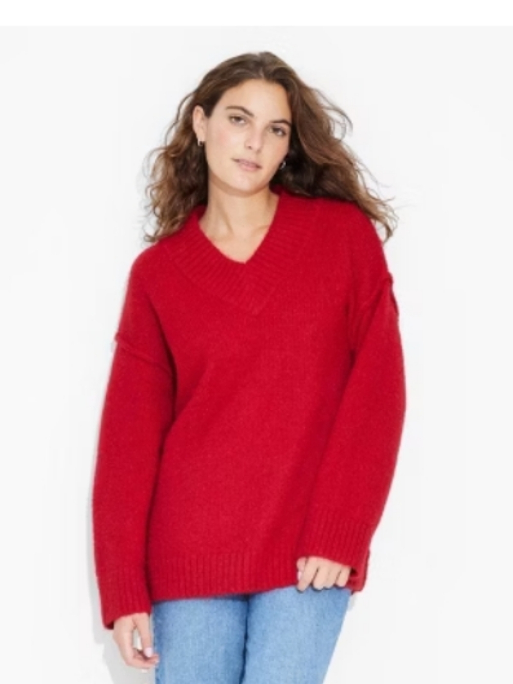 Wild Fable Oversizedโ Extend-Shoulder Sweater